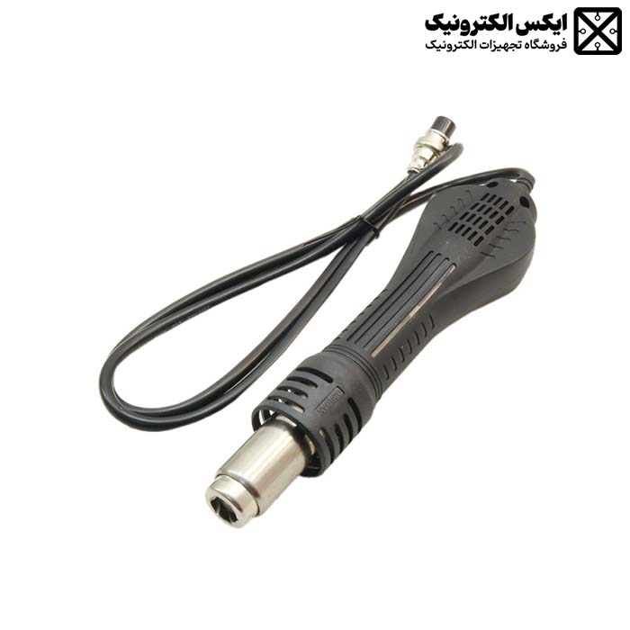 دسته یدک هیتر باد گرم GORDAK 968D با فن داخلی و طراحی ارگونومیک مخصوص تعمیرات برد الکترونیکی و لحیم‌کاری قطعات SMD